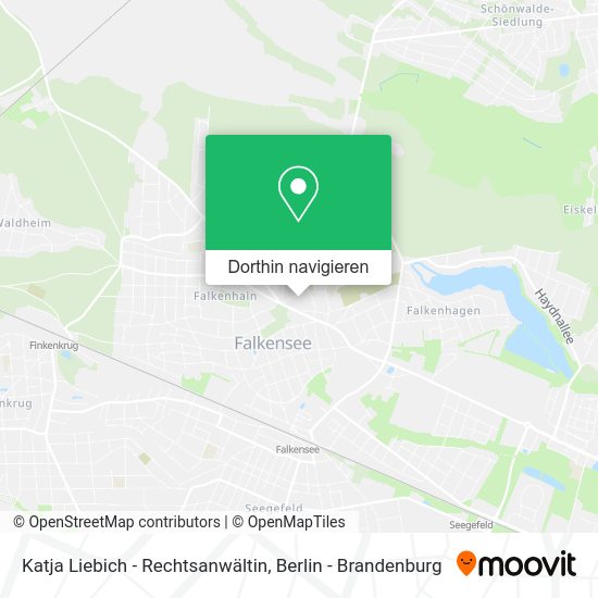 Katja Liebich - Rechtsanwältin Karte