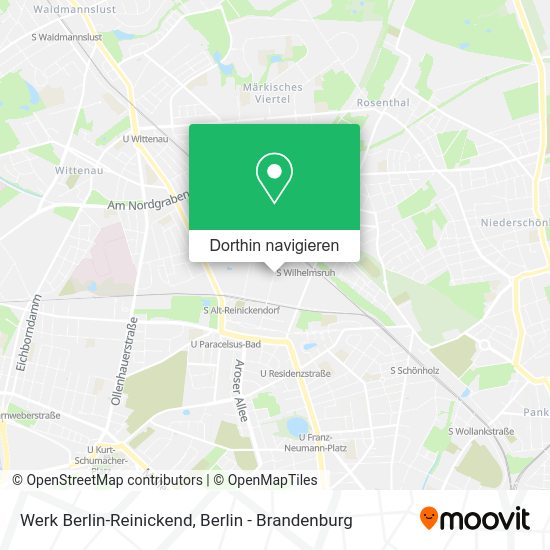 Werk Berlin-Reinickend Karte
