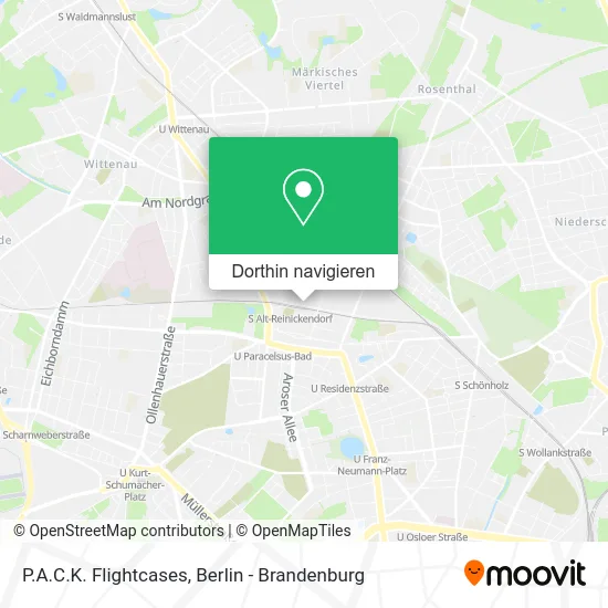 P.A.C.K. Flightcases Karte