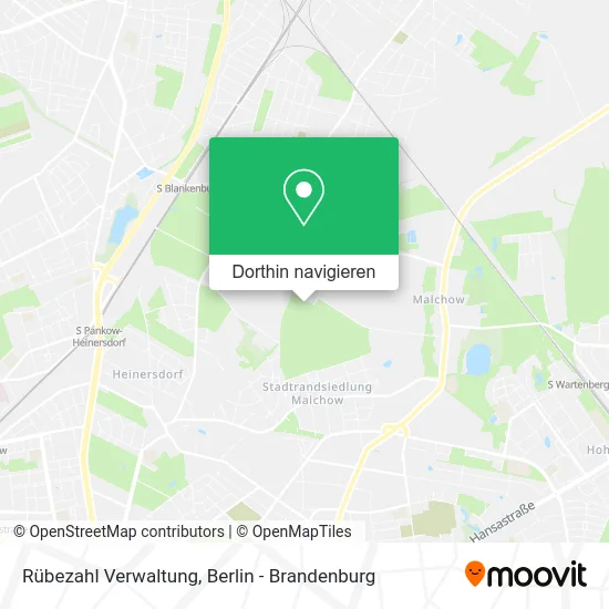 Rübezahl Verwaltung Karte