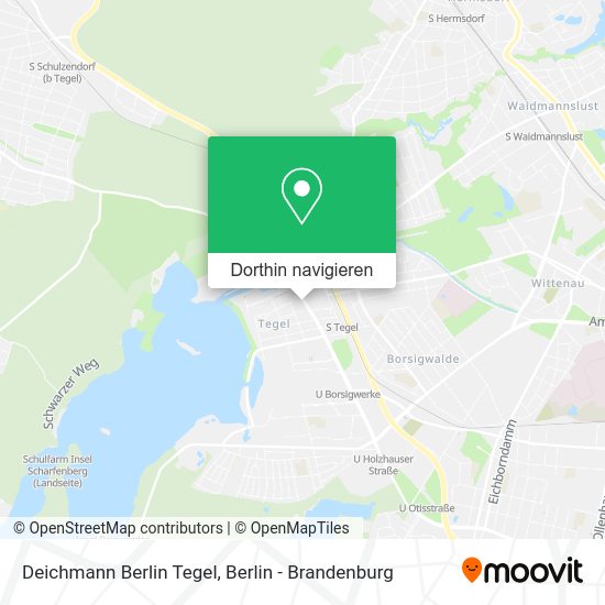 Deichmann Berlin Tegel Karte