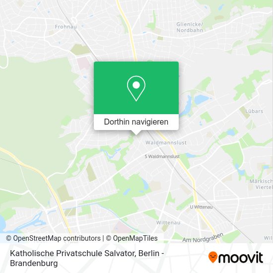 Katholische Privatschule Salvator Karte