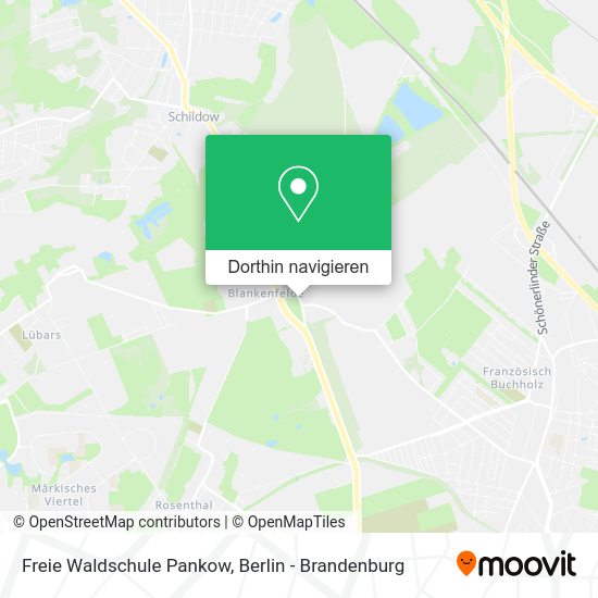Freie Waldschule Pankow Karte