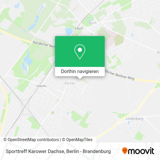 Sporttreff Karower Dachse Karte