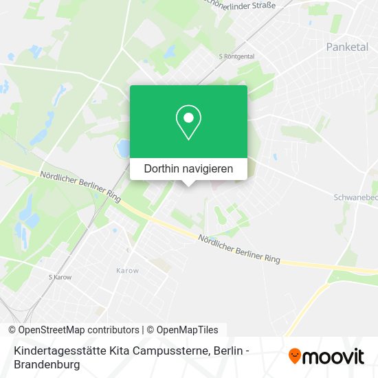 Kindertagesstätte Kita Campussterne Karte