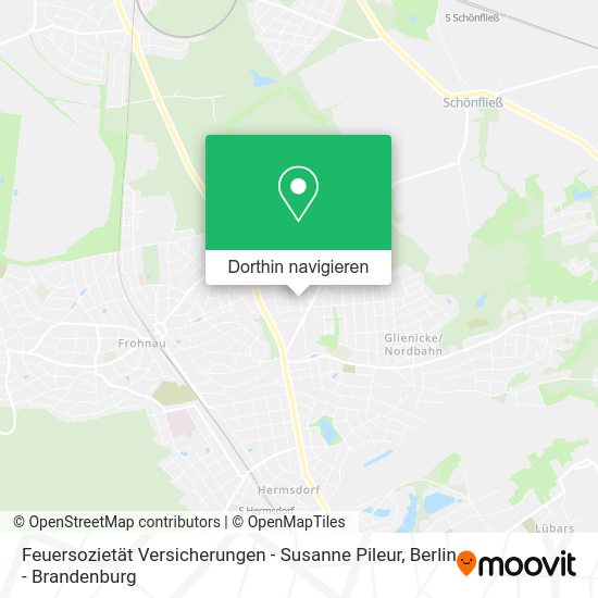 Feuersozietät Versicherungen - Susanne Pileur Karte