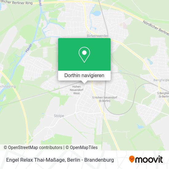 Engel Relax Thai-Maßage Karte
