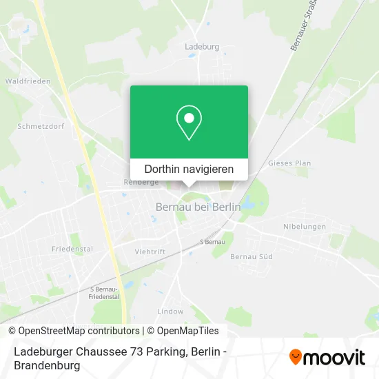 Ladeburger Chaussee 73 Parking Karte