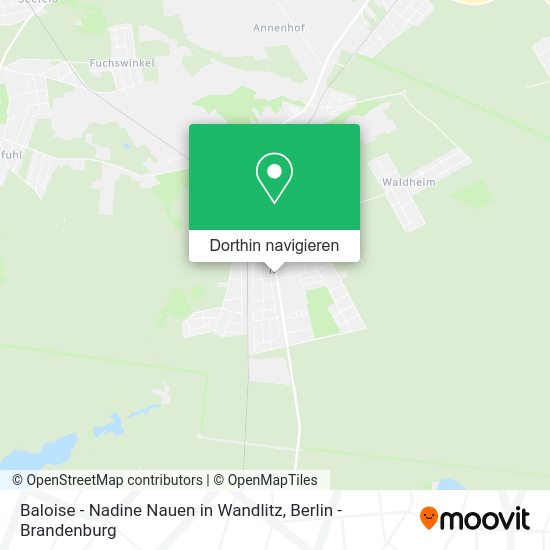 Baloise - Nadine Nauen in Wandlitz Karte