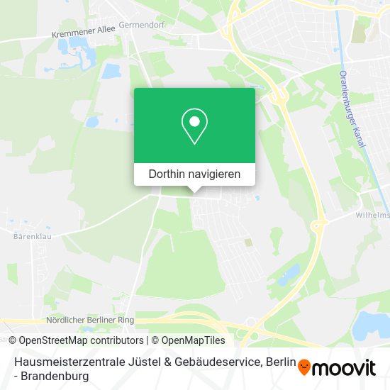 Hausmeisterzentrale Jüstel & Gebäudeservice Karte