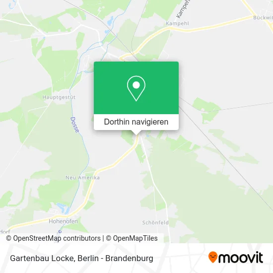 Gartenbau Locke Karte