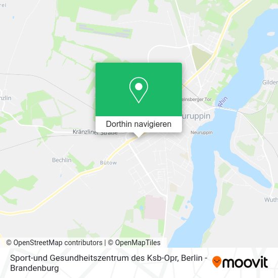 Sport-und Gesundheitszentrum des Ksb-Opr Karte