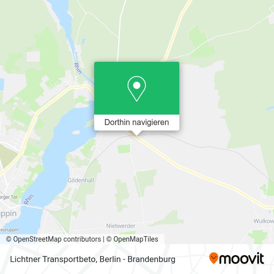 Lichtner Transportbeto Karte