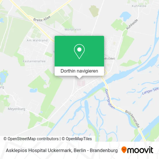 Asklepios Hospital Uckermark Karte