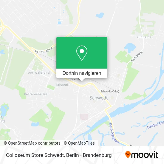 Colloseum Store Schwedt Karte