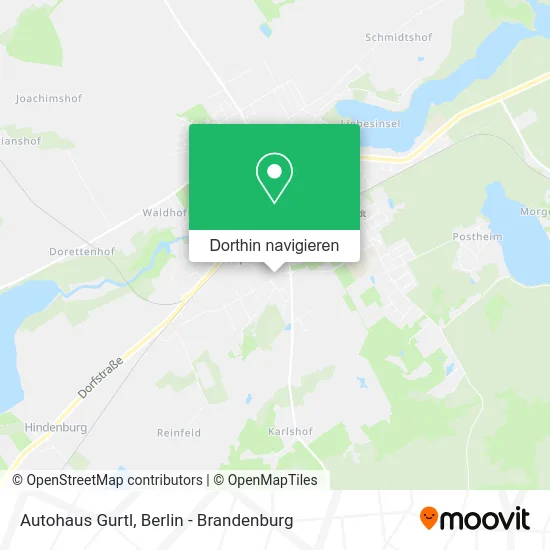 Autohaus Gurtl Karte