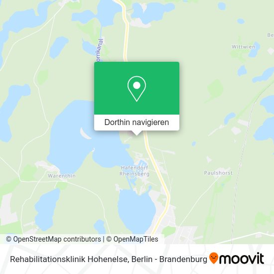 Rehabilitationsklinik Hohenelse Karte