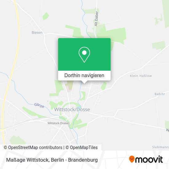 Maßage Wittstock Karte