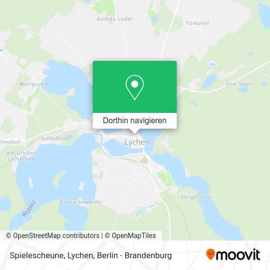 Spielescheune, Lychen Karte