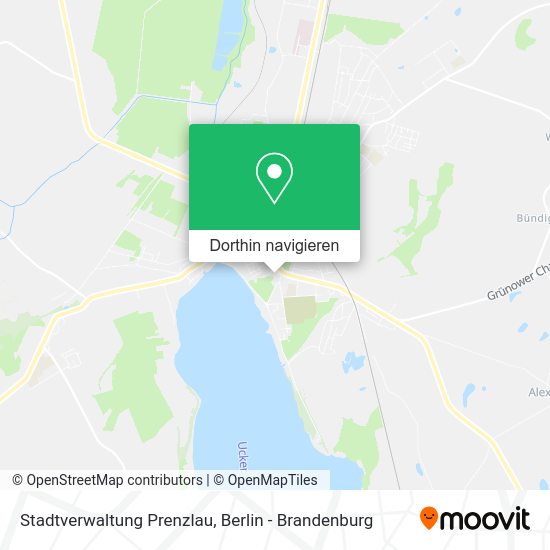 Stadtverwaltung Prenzlau Karte