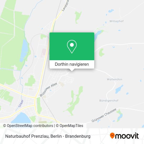 Naturbauhof Prenzlau Karte