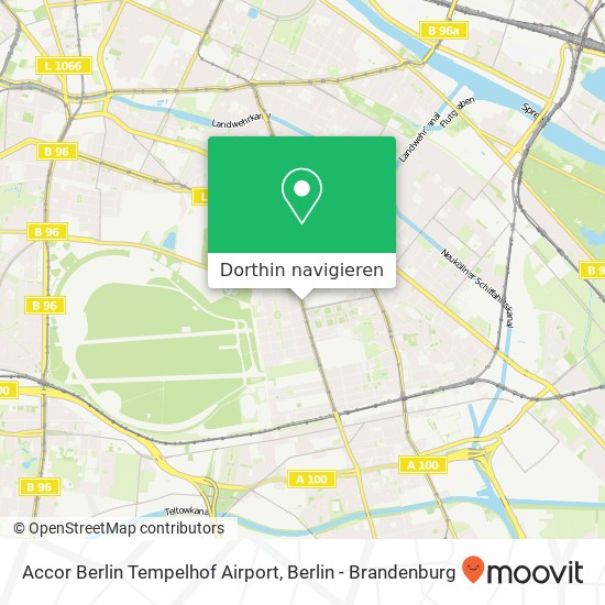 Accor Berlin Tempelhof Airport, Hermannstraße 214 Karte