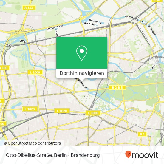 Otto-Dibelius-Straße, Charlottenburg, 10587 Berlin Karte