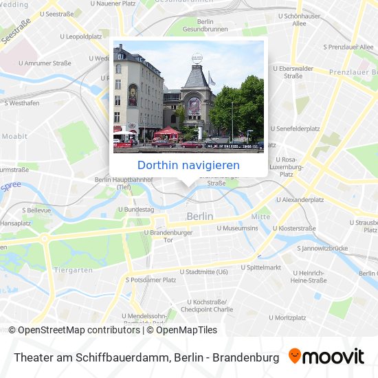 Theater am Schiffbauerdamm Karte