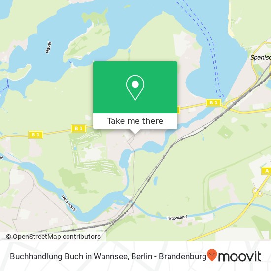 Buchhandlung Buch in Wannsee Karte