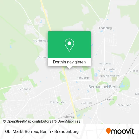 Obi Markt Bernau Karte