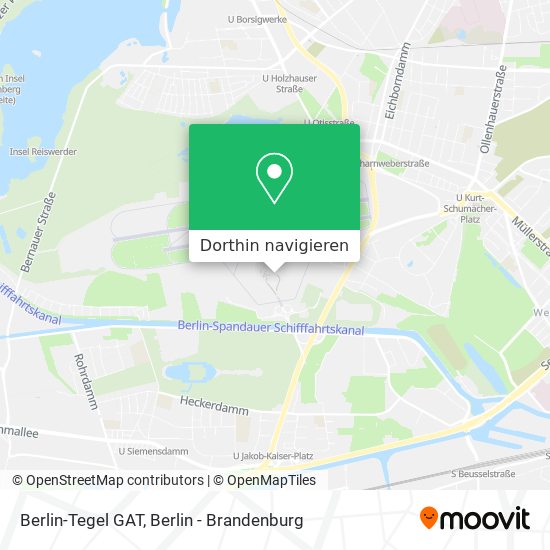 Berlin-Tegel GAT Karte