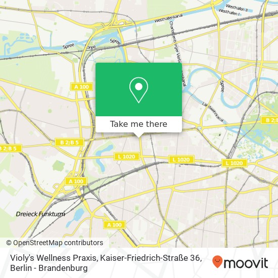 Violy's Wellness Praxis, Kaiser-Friedrich-Straße 36 Karte