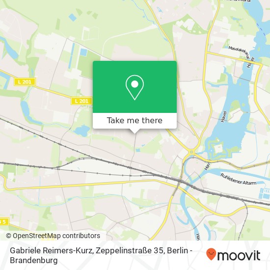 Gabriele Reimers-Kurz, Zeppelinstraße 35 Karte