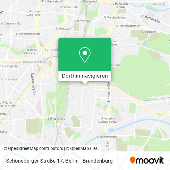 Schöneberger Straße 17 Karte