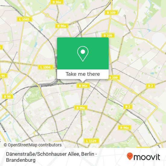 Dänenstraße/Schönhauser Allee Karte