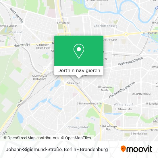 Johann-Sigismund-Straße Karte
