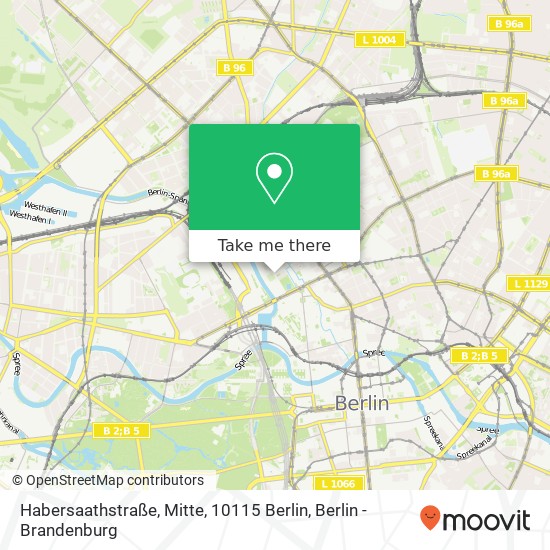 Habersaathstraße, Mitte, 10115 Berlin Karte