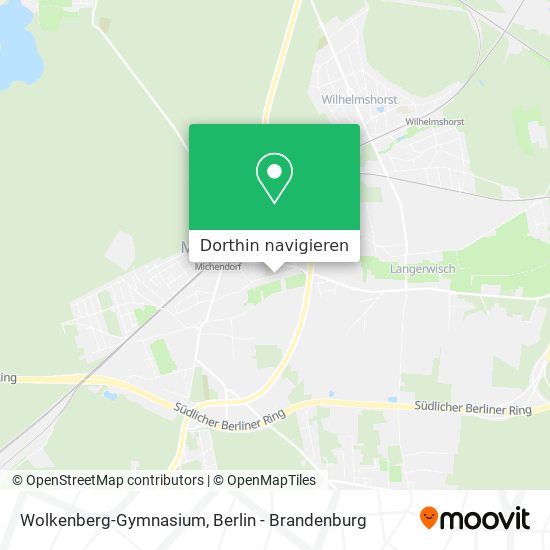 Wolkenberg-Gymnasium Karte