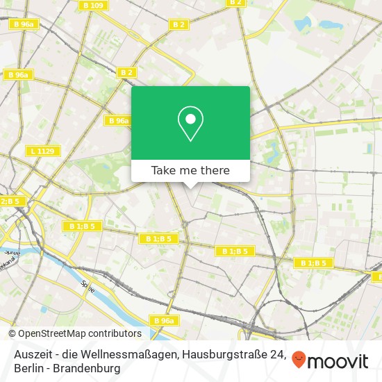 Auszeit - die Wellnessmaßagen, Hausburgstraße 24 Karte
