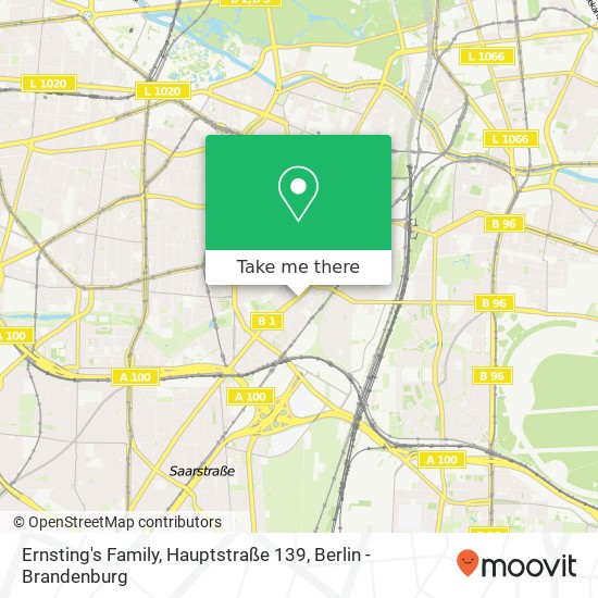 Ernsting's Family, Hauptstraße 139 Karte