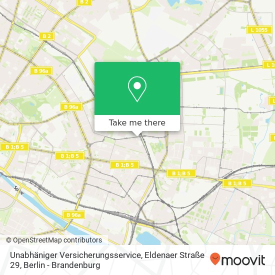 Unabhäniger Versicherungsservice, Eldenaer Straße 29 Karte