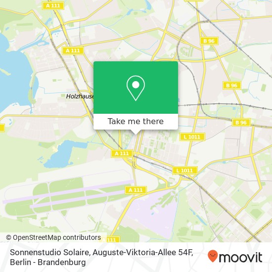 Sonnenstudio Solaire, Auguste-Viktoria-Allee 54F Karte