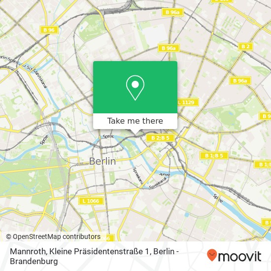 Mannroth, Kleine Präsidentenstraße 1 Karte