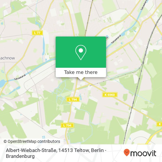 Albert-Wiebach-Straße, 14513 Teltow Karte