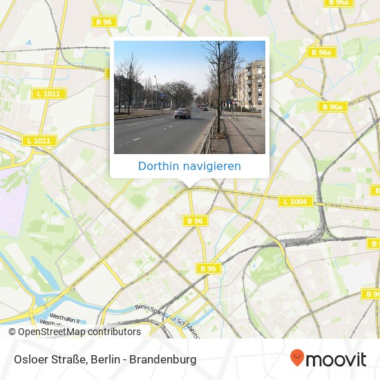Osloer Straße, Gesundbrunnen, 13359 Berlin Karte