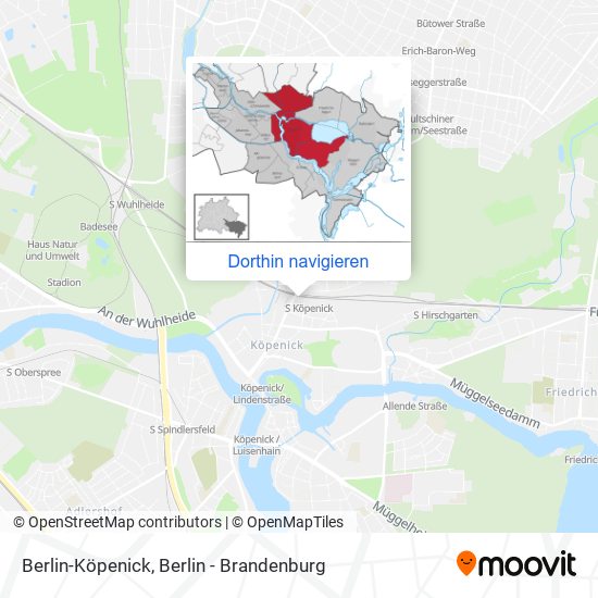 Berlin-Köpenick Karte