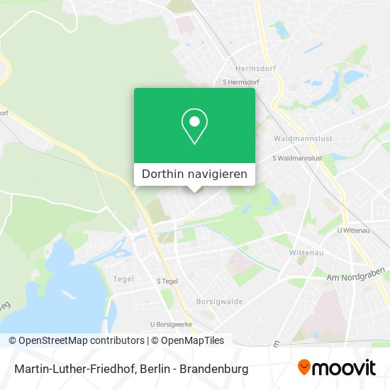 Martin-Luther-Friedhof Karte