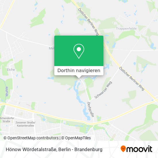 Hönow Wördetalstraße Karte