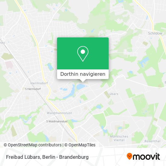 Freibad Lübars Karte