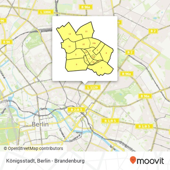 Königsstadt Karte